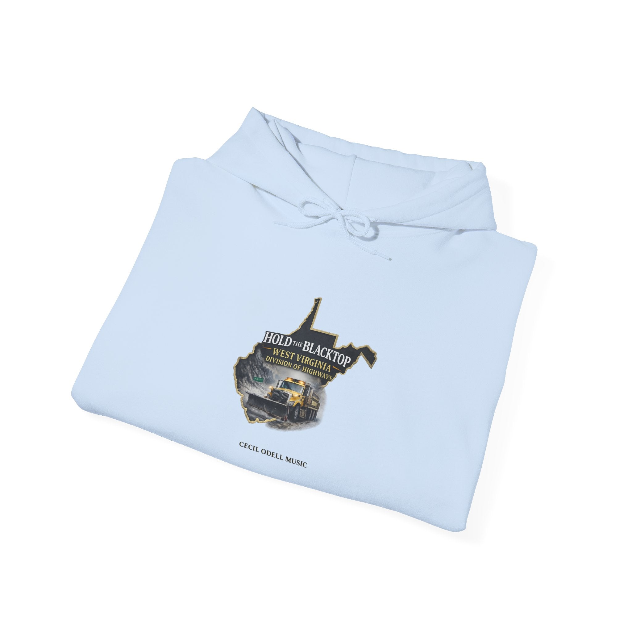 Hold the Blacktop Hoodie: Classic Road Trip Graphic Pullover