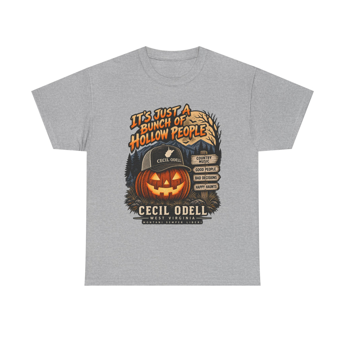 It's Just a Bunch of Hollow People Halloween Tee | Cecil Odell