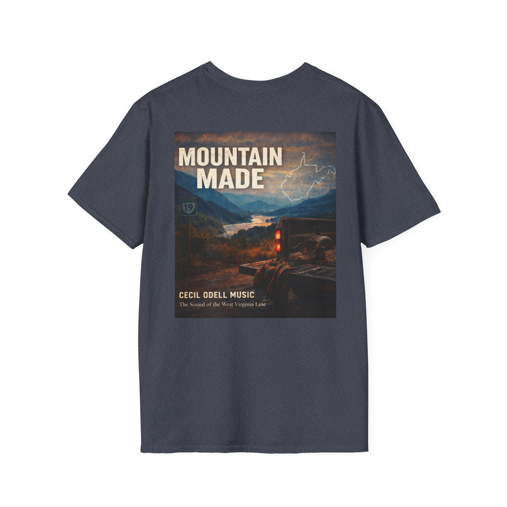 Mountain Made T-Shirt: "Cecil Odell Music" Vintage Mountain Landscape Tee