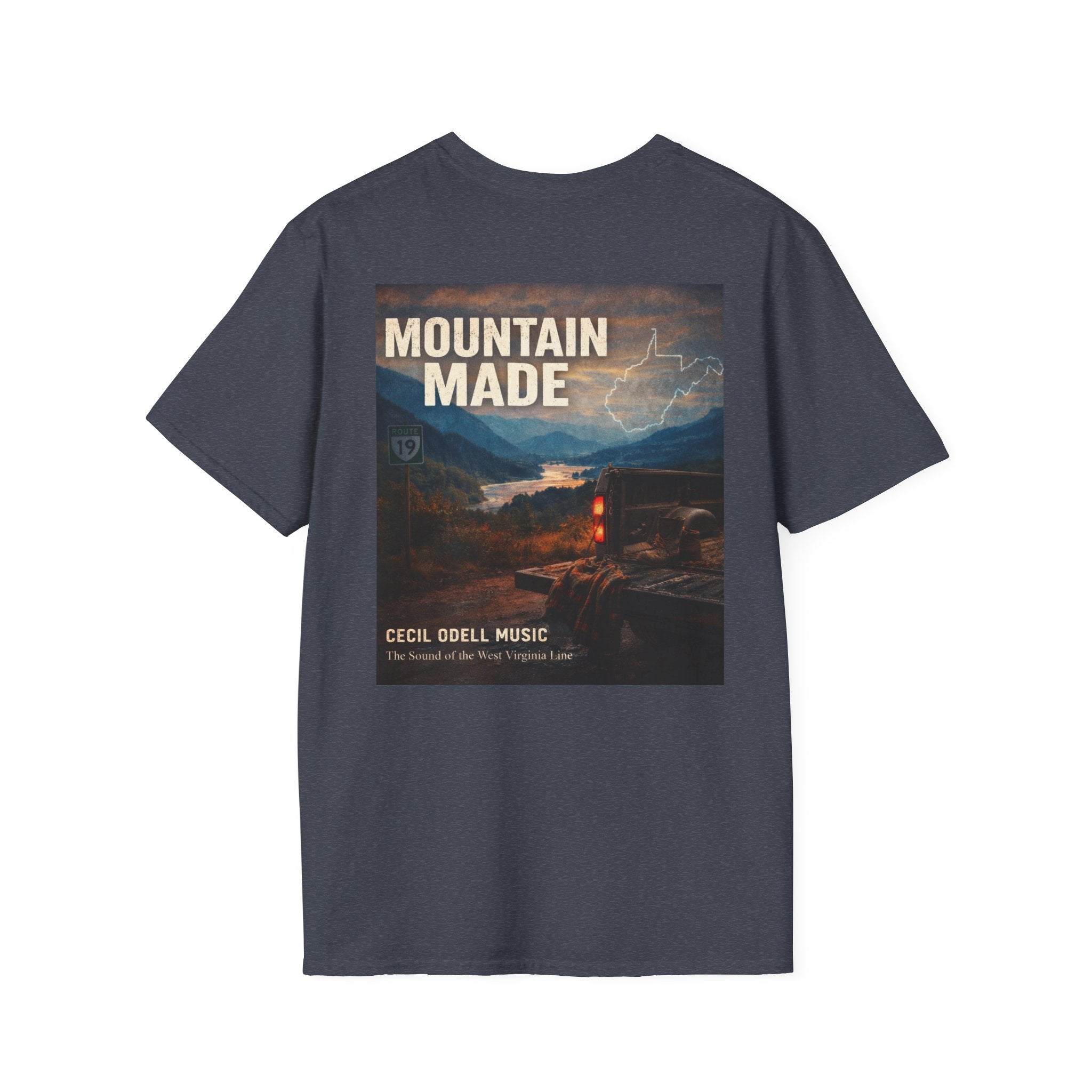 Mountain Made T-Shirt: "Cecil Odell Music" Vintage Mountain Landscape Tee