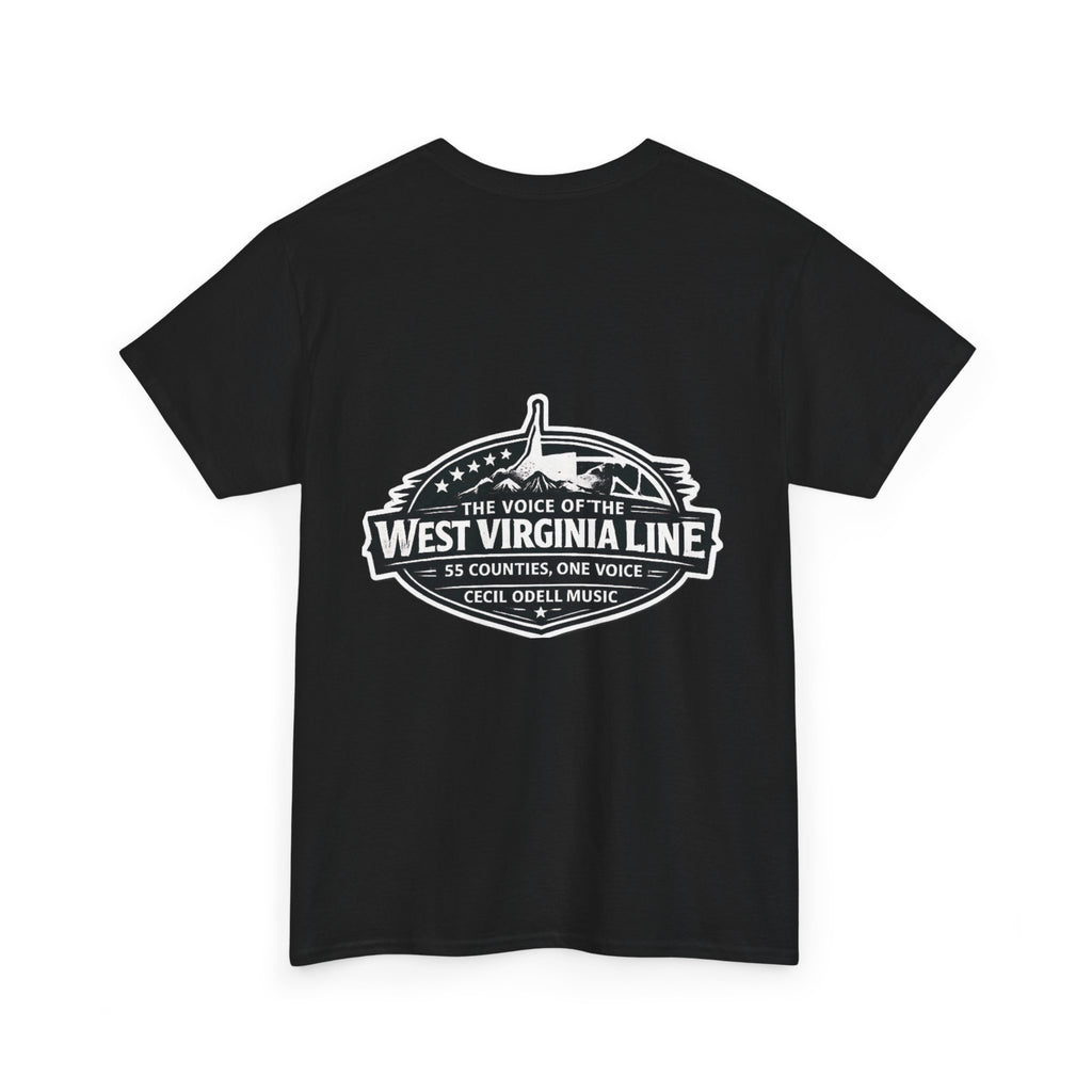 West Virginia Line Tee: 'The Voice of the West Virginia Line' Graphic T-Shirt