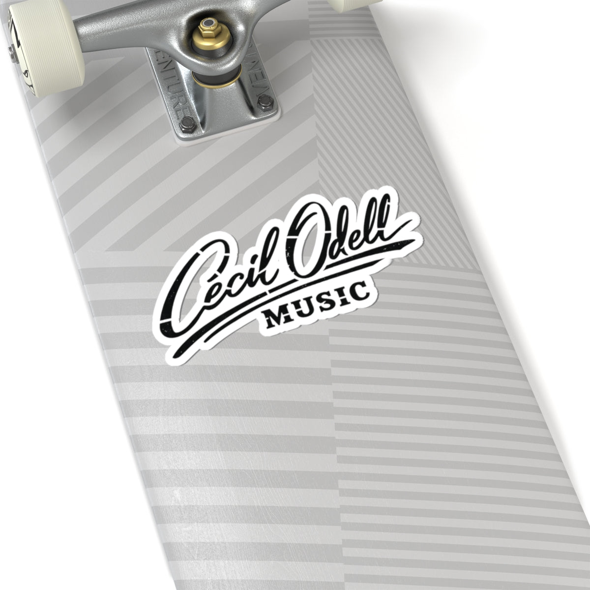 Cecil Odell Music Sticker: Script Logo Kiss-Cut Vinyl