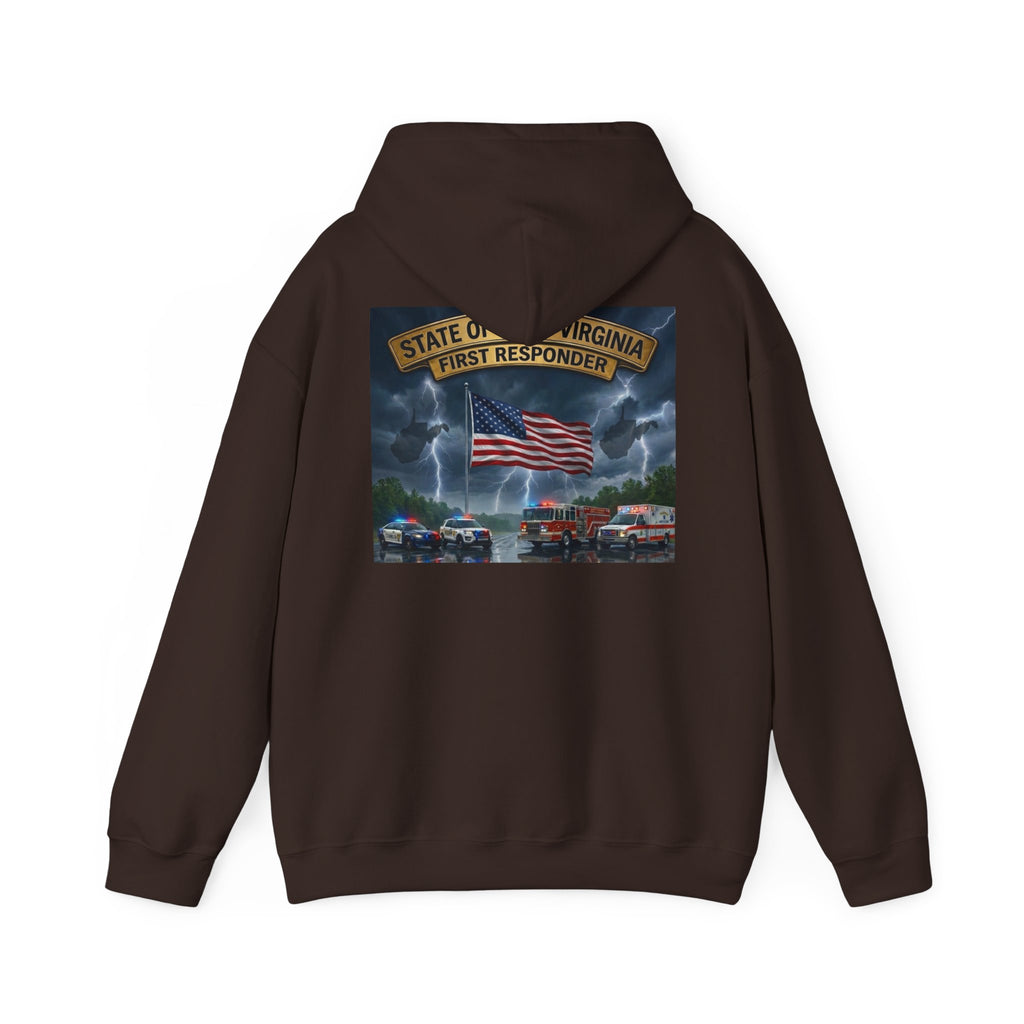 Preston County 911 First Responder Hoodie: Virginia Emergency Services Tribute