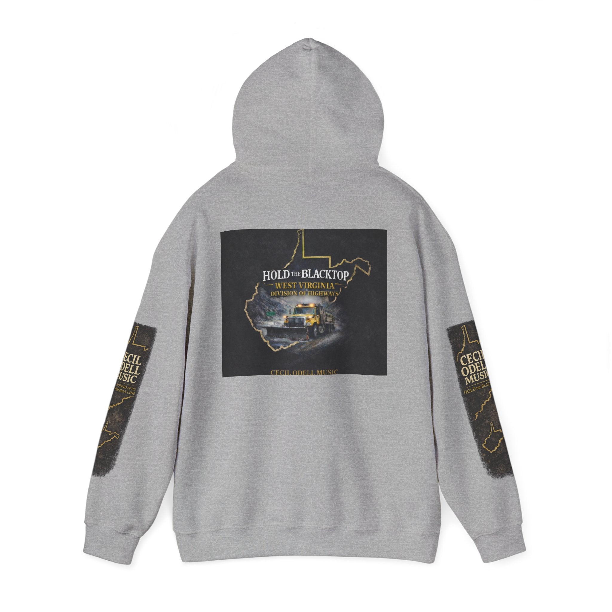 Hoodie: "Hold The Blacktop" Vintage Road Trip Graphic Pullover