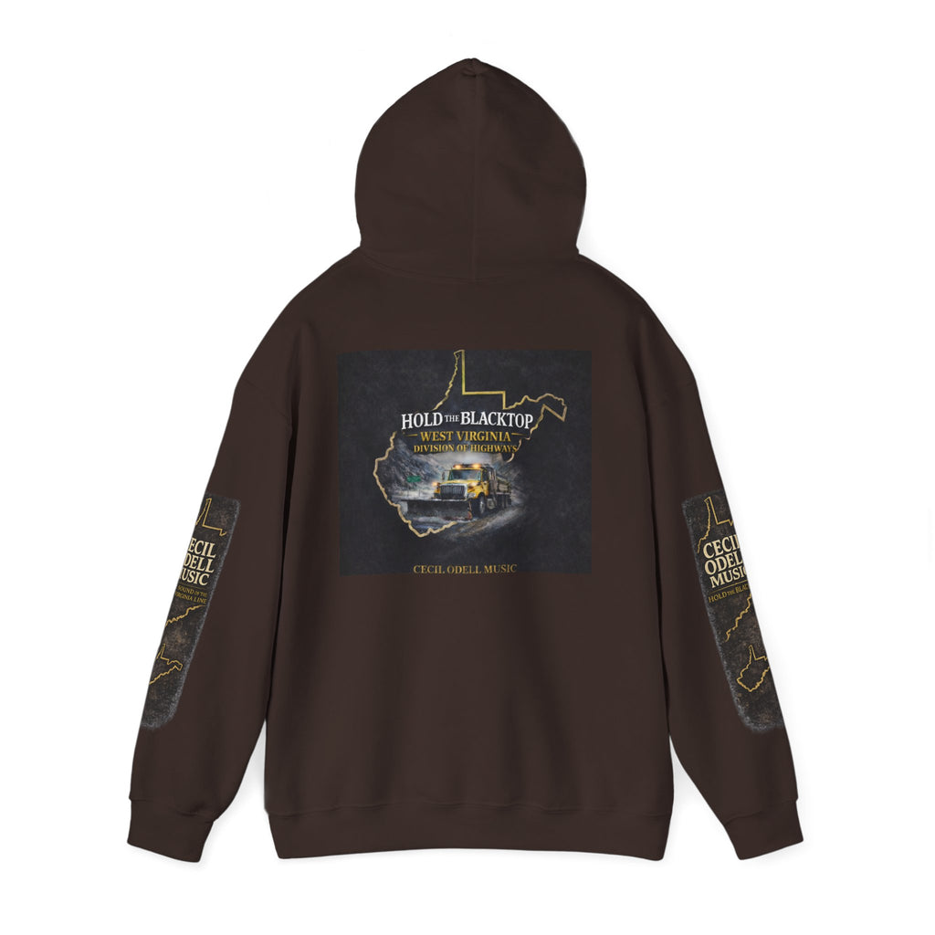 Hoodie: "Hold The Blacktop" Vintage Road Trip Graphic Pullover