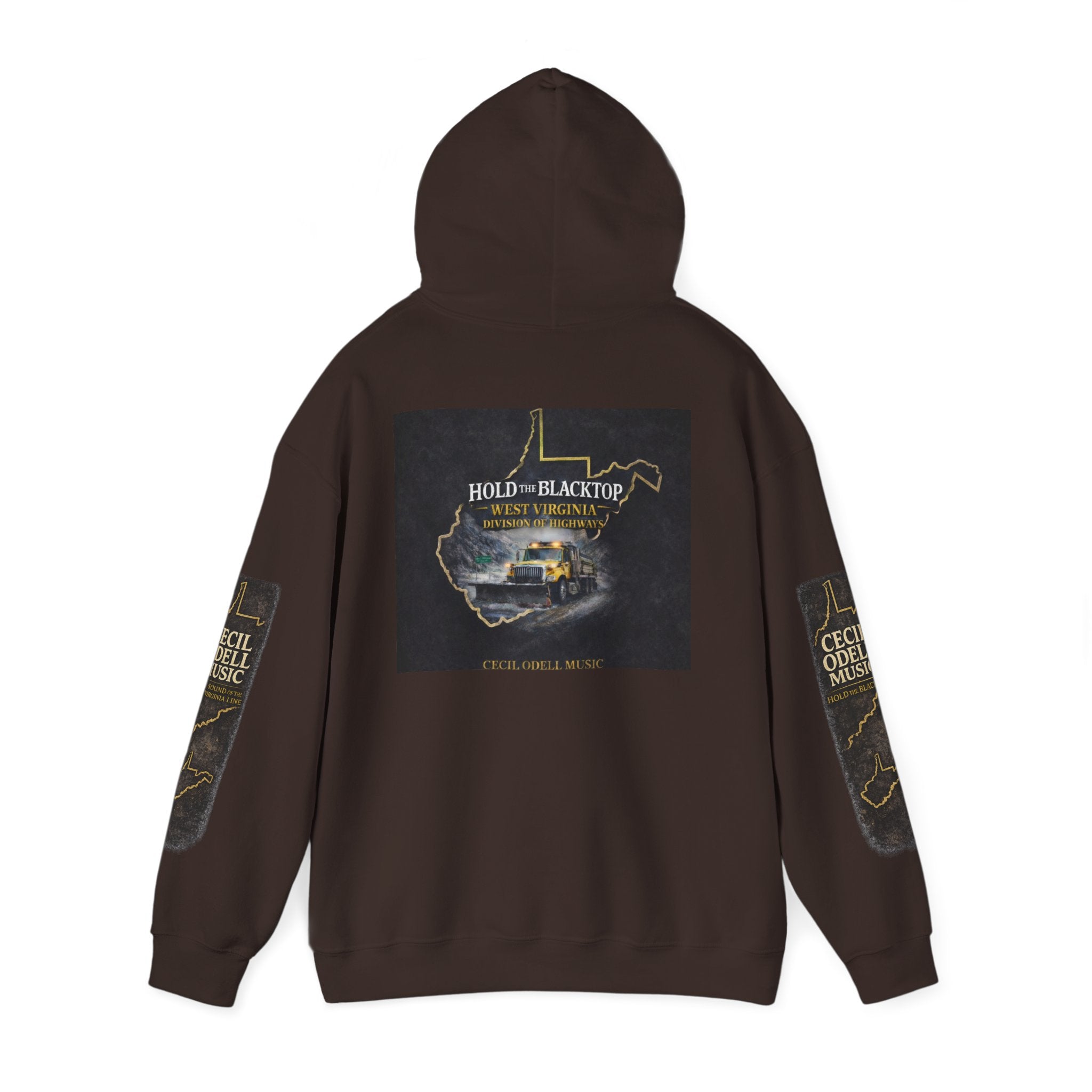 Hoodie: "Hold The Blacktop" Vintage Road Trip Graphic Pullover