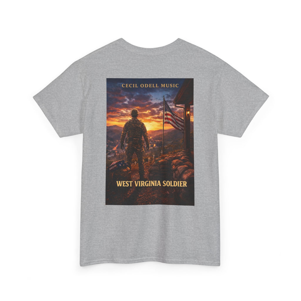 West Virginia Soldier T-Shirt: Patriotic Military Tee (Cecil Odell Music)