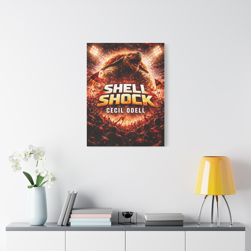 Shell Shock Canvas Print: Dramatic Monster Art Wrap (Cecil Odell)