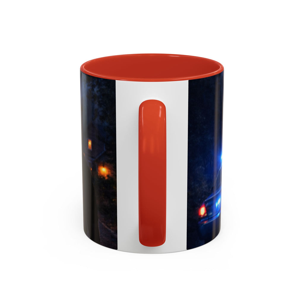 Trooper Night Patrol Coffee Mug: Rustic Western Lawman Scene (11/15oz)