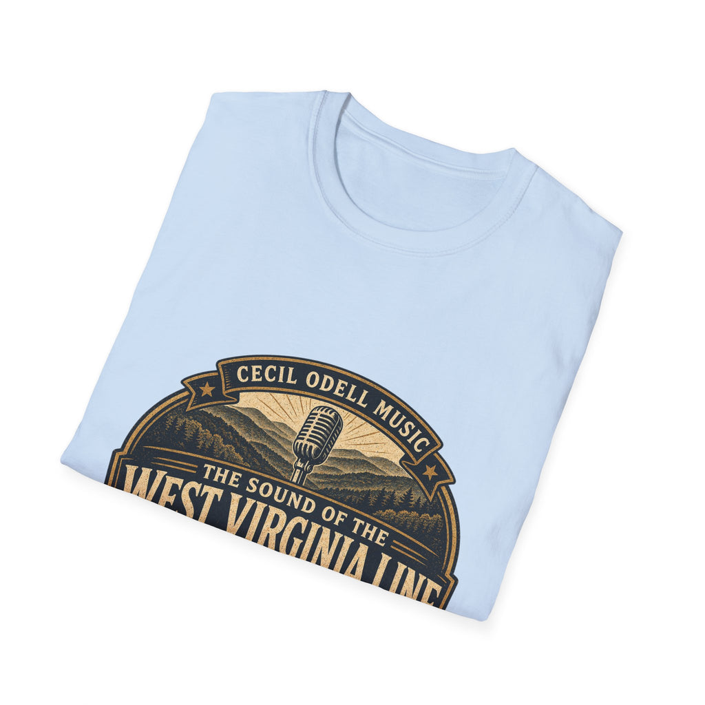 West Virginia Music T-Shirt: "Built to Sound Like Home" Vintage State Guitar Tee