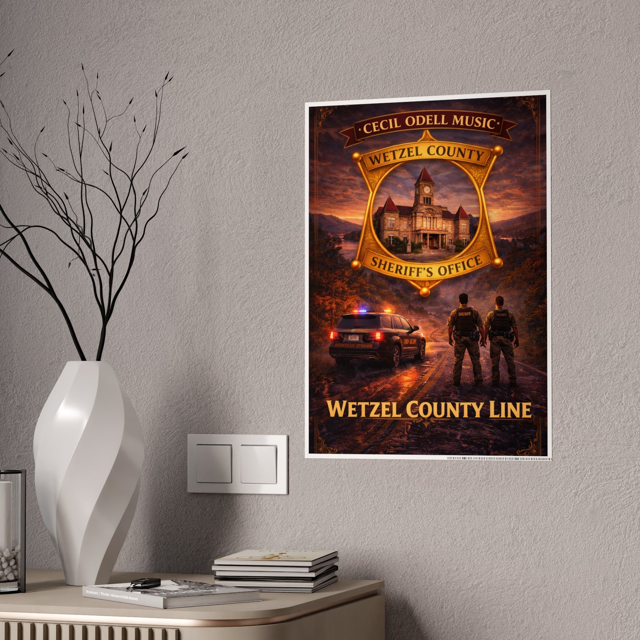 Wetzel County Line: Sheriff’s Office Gloss Poster