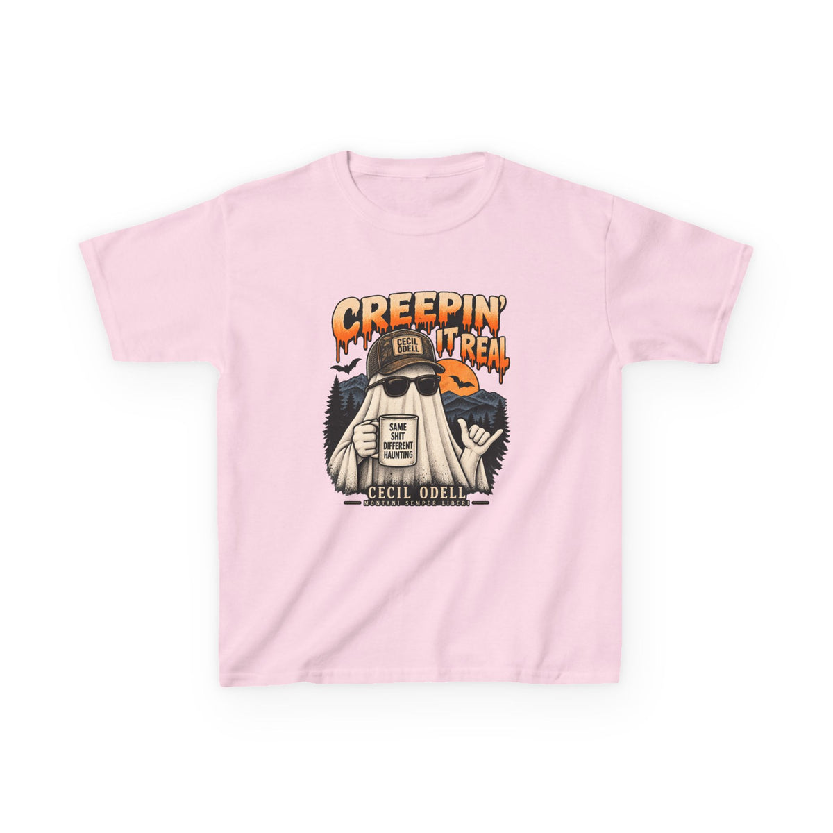 Creepin' It Real Kids Halloween Tee | Cecil Odell