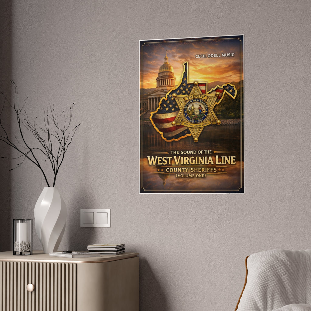 West Virginia Line County Sheriffs Poster