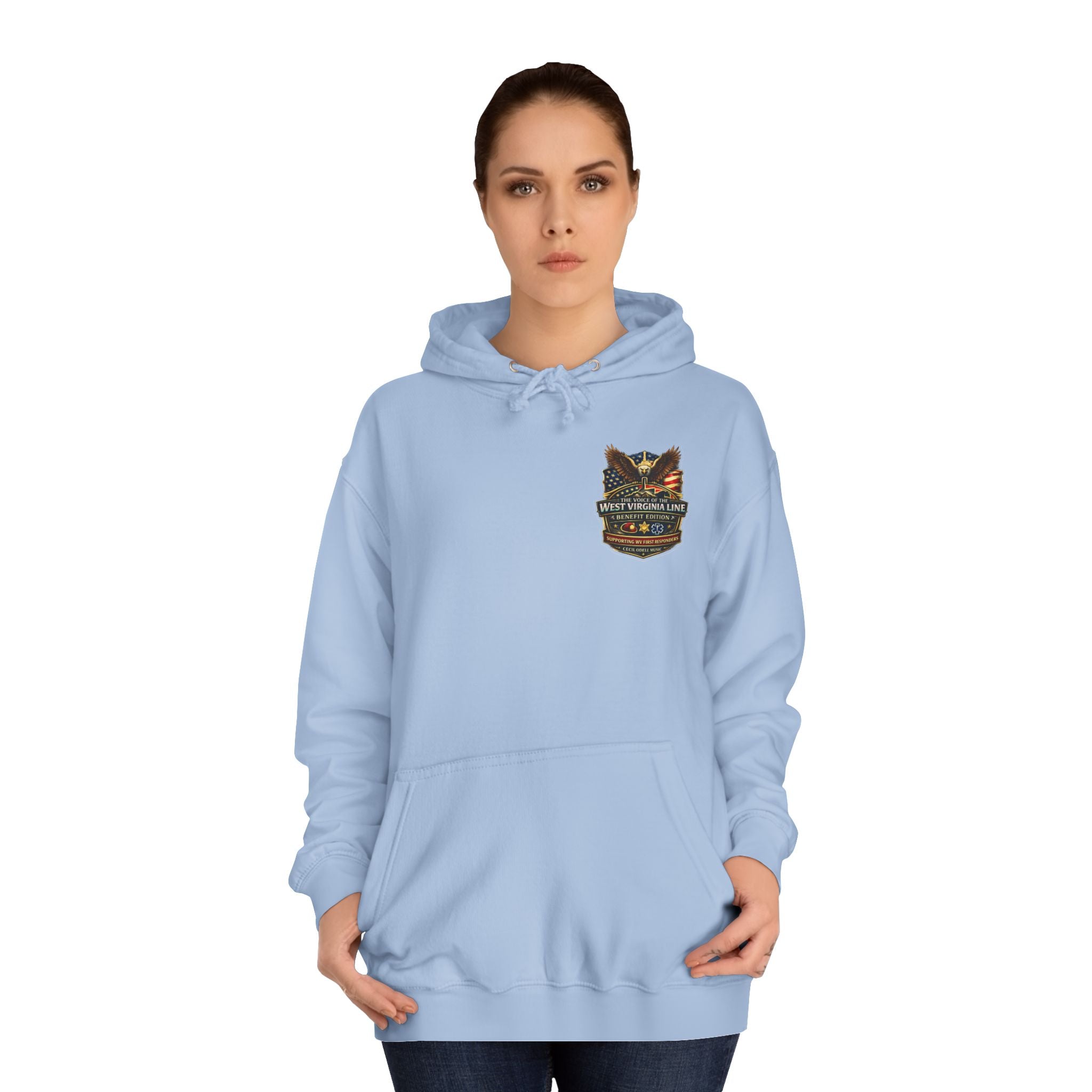 West Virginia Line Badge Hoodie: State & First Responder Tribute
