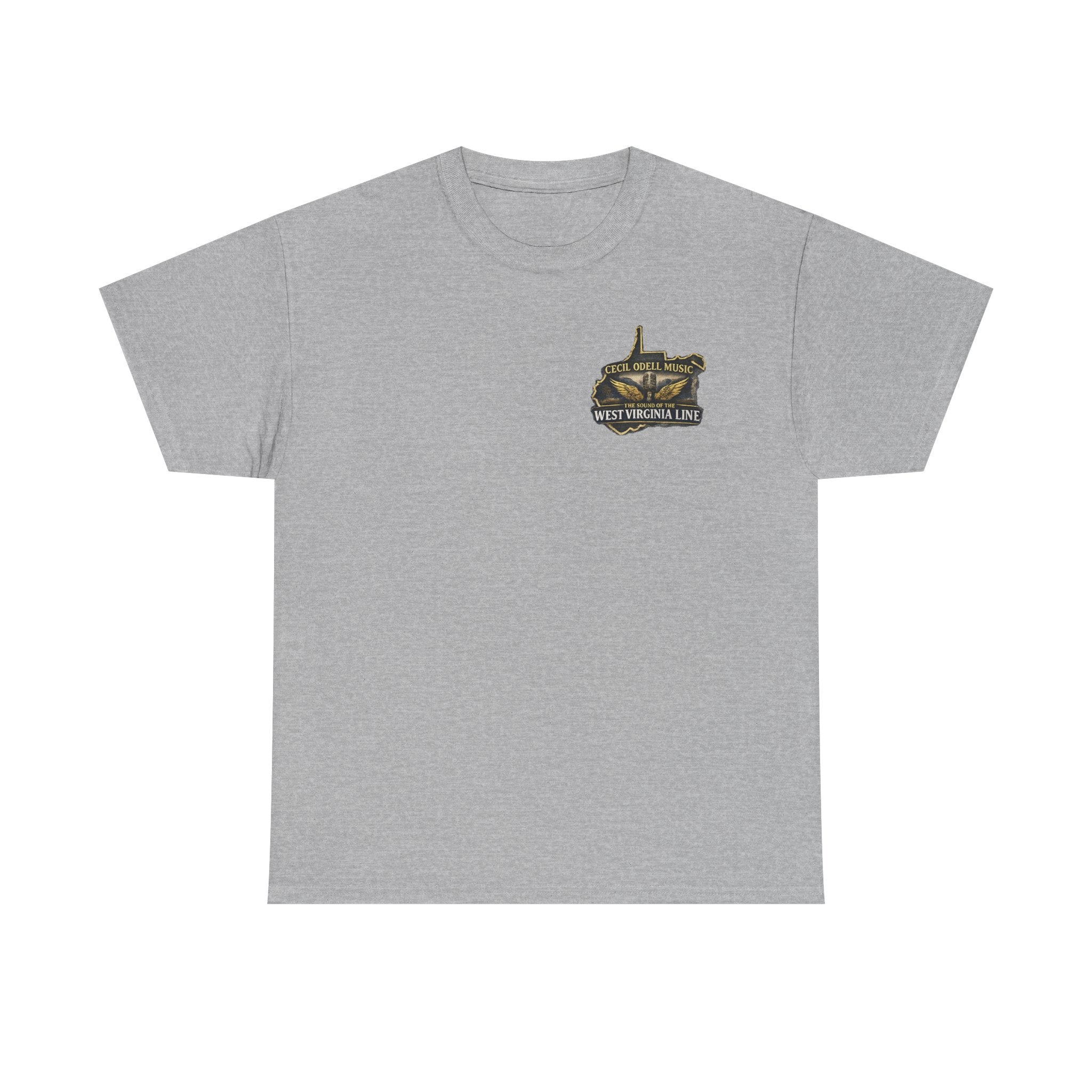 West Virginia First Responders Tribute Tee: State Emblem & American Flag Memorial Shirt