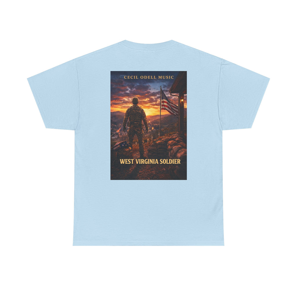 West Virginia Soldier T-Shirt: Patriotic Military Tee (Cecil Odell Music)