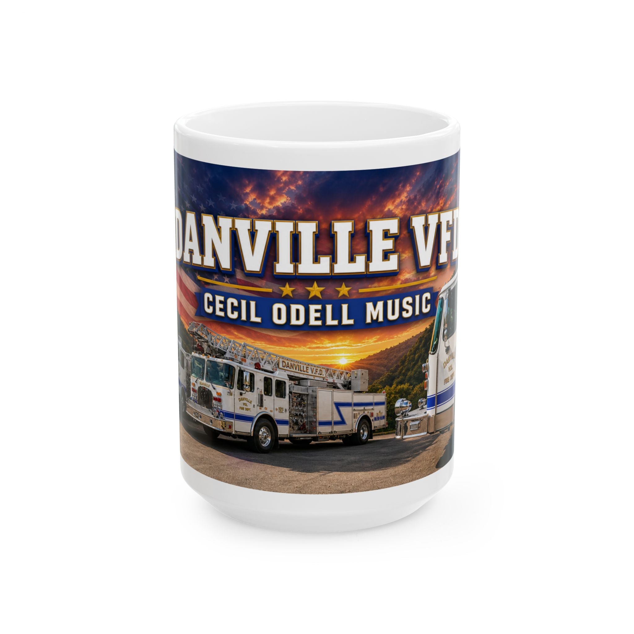 Danville VFD Ceramic Mug: Cecil Odell Music Design (15oz)