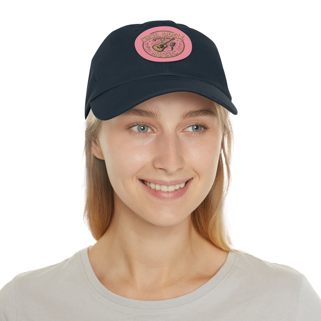 Cecil Odell Music Leather Patch Dad Hat