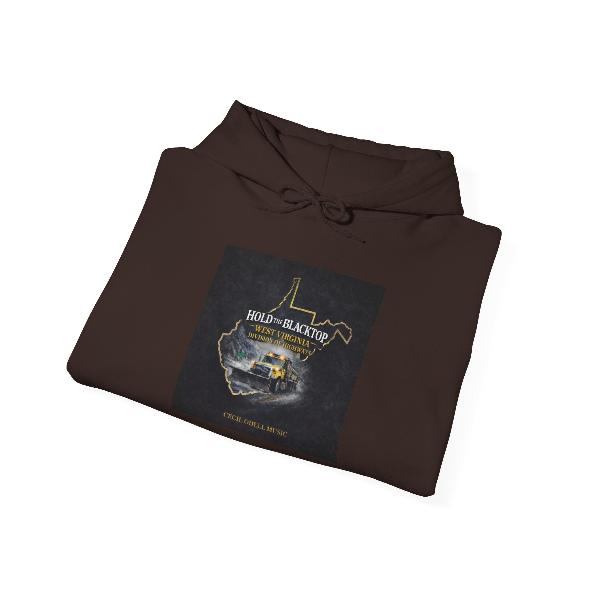 Hoodie: "Hold The Blacktop" Vintage Road Trip Graphic Pullover