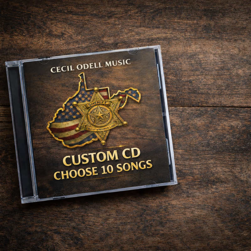 Custom Cecil Odell Music CD Choose 10 Songs
