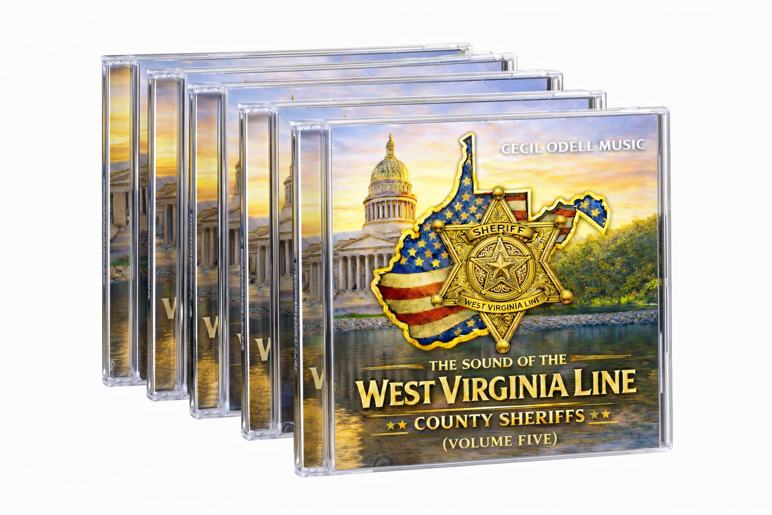 The Sound of the West Virginia Line: County Sheriffs Complete 5-Volume CD Set