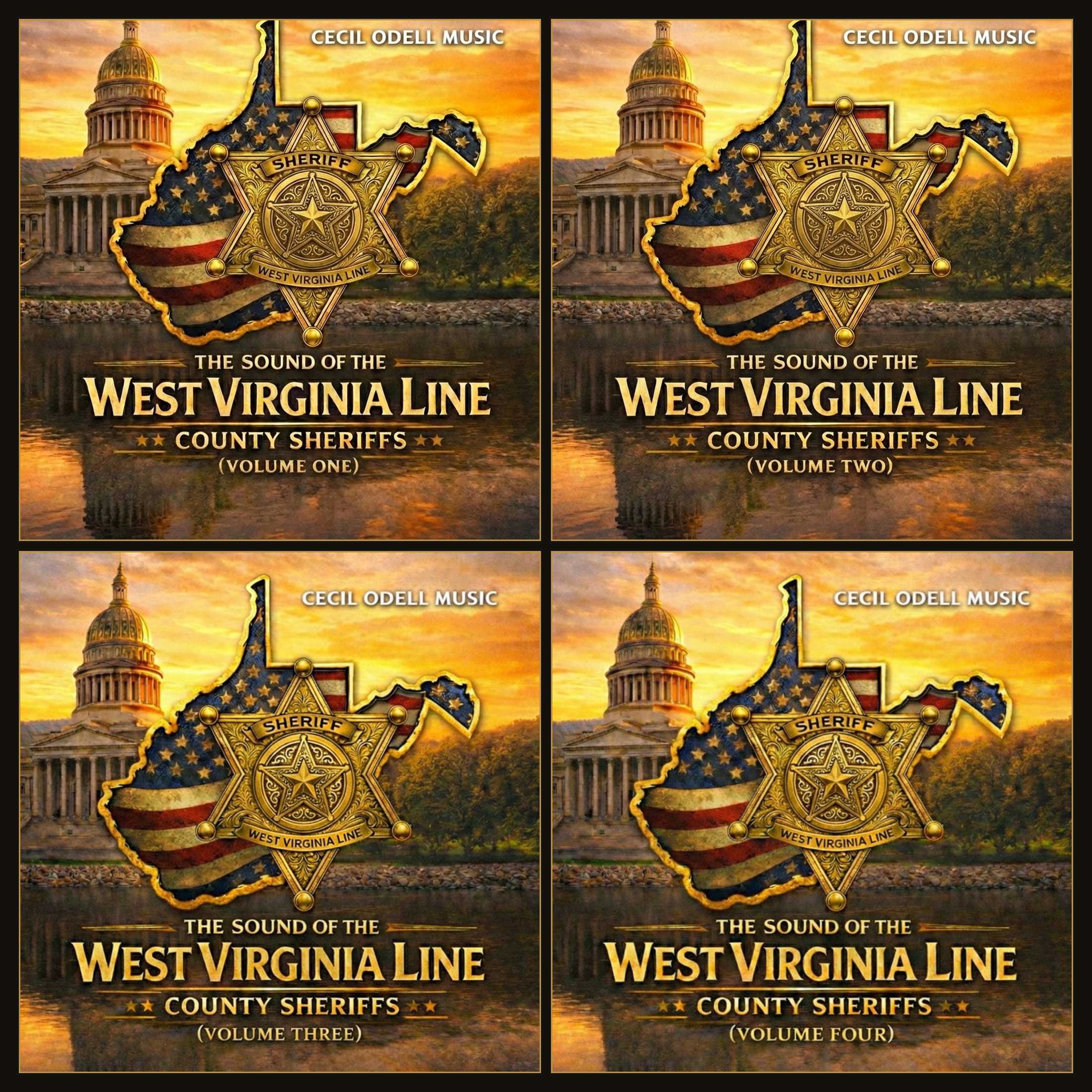 The Sound of the West Virginia Line — County Sheriffs Collection (Volumes 1–4)