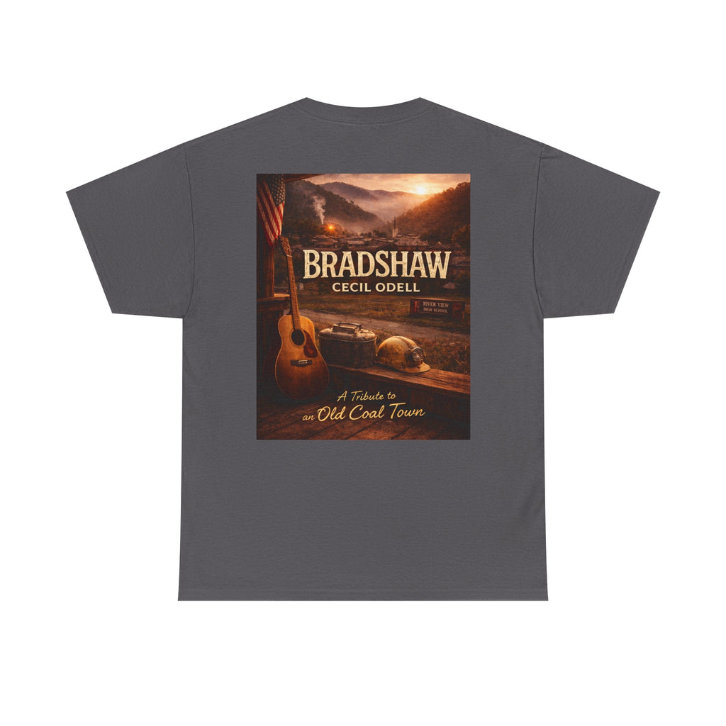 Bradshaw Cecil Odell Tribute Tee: Vintage Appalachian Guitar Poster T-Shirt - Cecil Odell Music