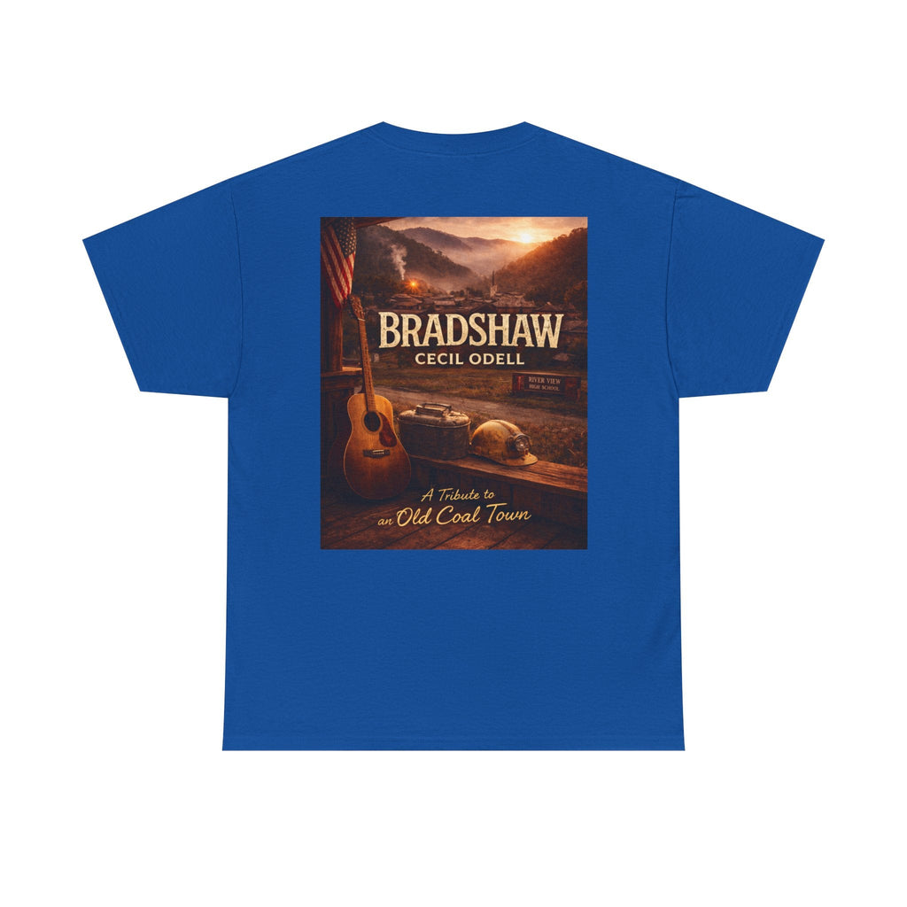 Bradshaw Cecil Odell Tribute Tee: Vintage Appalachian Guitar Poster T-Shirt - Cecil Odell Music