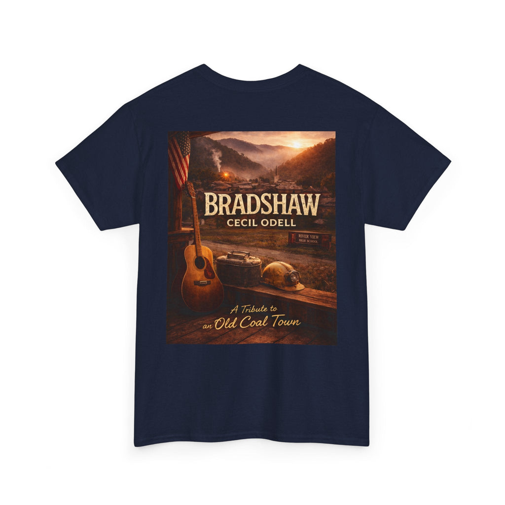 Bradshaw Cecil Odell Tribute Tee: Vintage Appalachian Guitar Poster T-Shirt - Cecil Odell Music