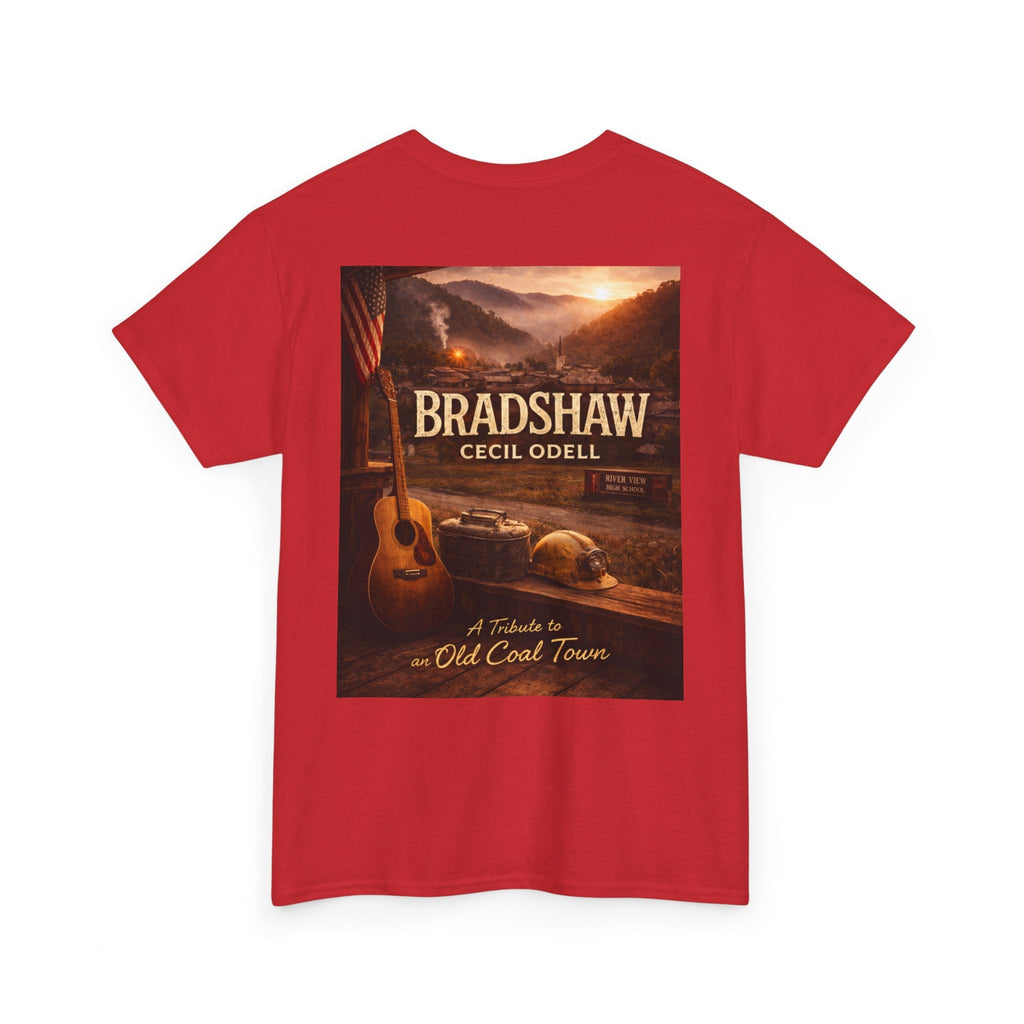 Bradshaw Cecil Odell Tribute Tee: Vintage Appalachian Guitar Poster T-Shirt - Cecil Odell Music