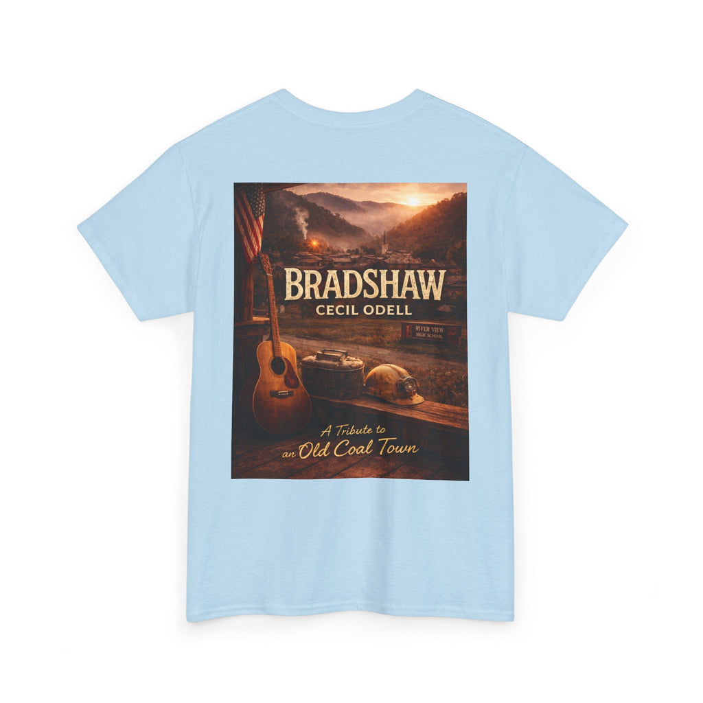 Bradshaw Cecil Odell Tribute Tee: Vintage Appalachian Guitar Poster T-Shirt - Cecil Odell Music