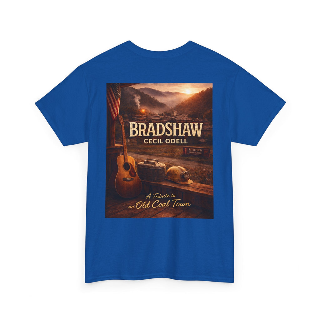 Bradshaw Cecil Odell Tribute Tee: Vintage Appalachian Guitar Poster T-Shirt - Cecil Odell Music