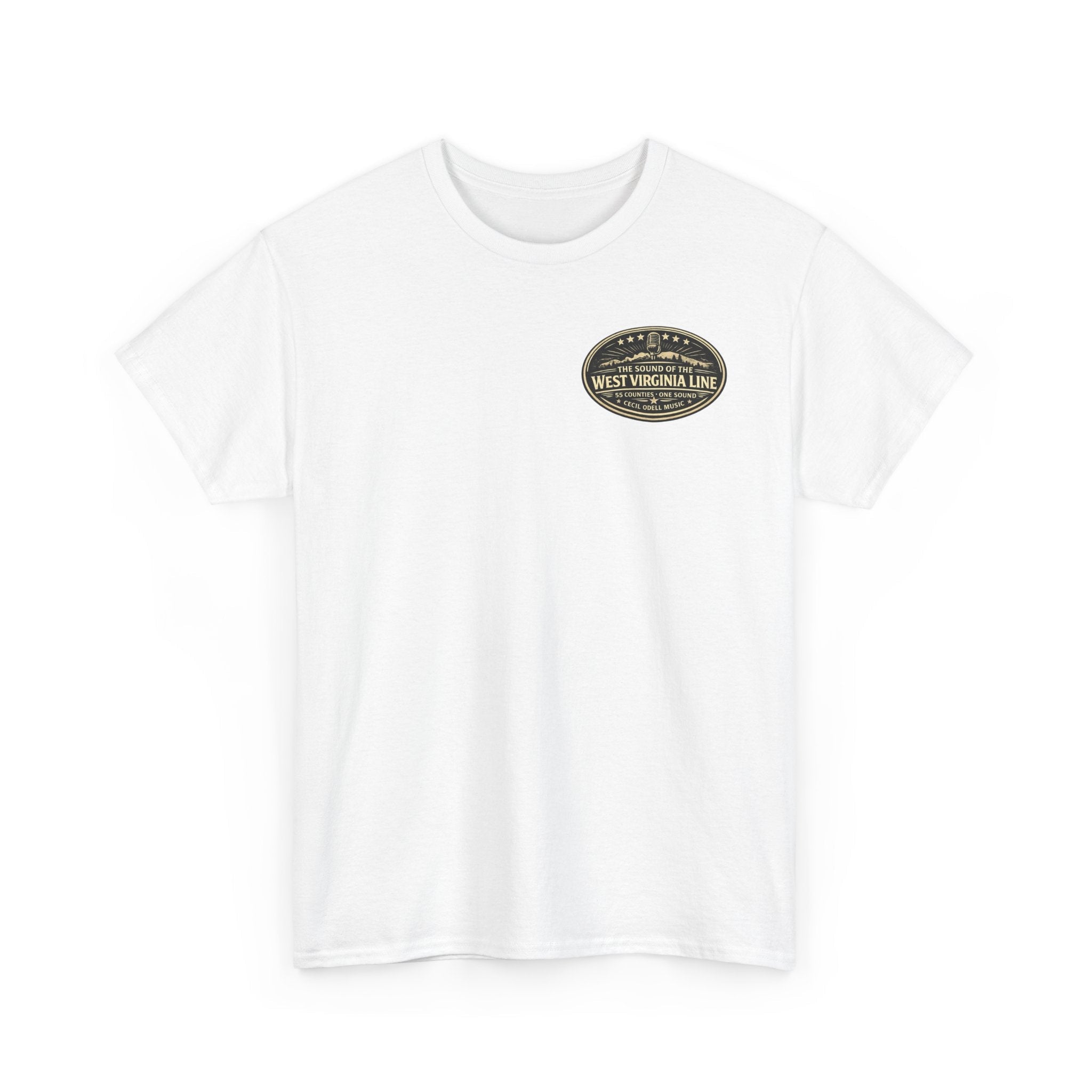 Bradshaw Cecil Odell Tribute Tee: Vintage Appalachian Guitar Poster T-Shirt - Cecil Odell Music