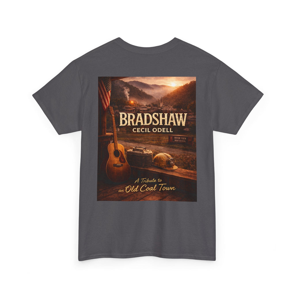 Bradshaw Cecil Odell Tribute Tee: Vintage Appalachian Guitar Poster T-Shirt - Cecil Odell Music