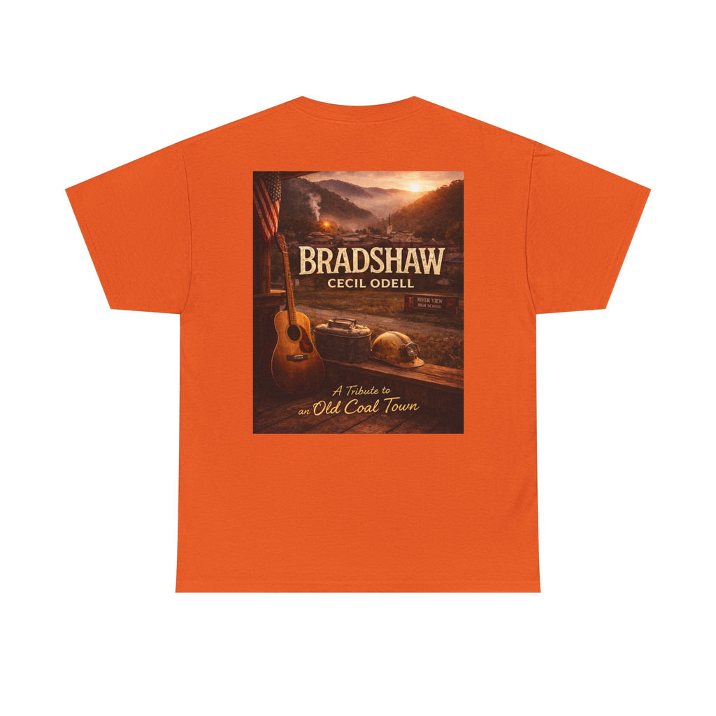 Bradshaw Cecil Odell Tribute Tee: Vintage Appalachian Guitar Poster T-Shirt - Cecil Odell Music