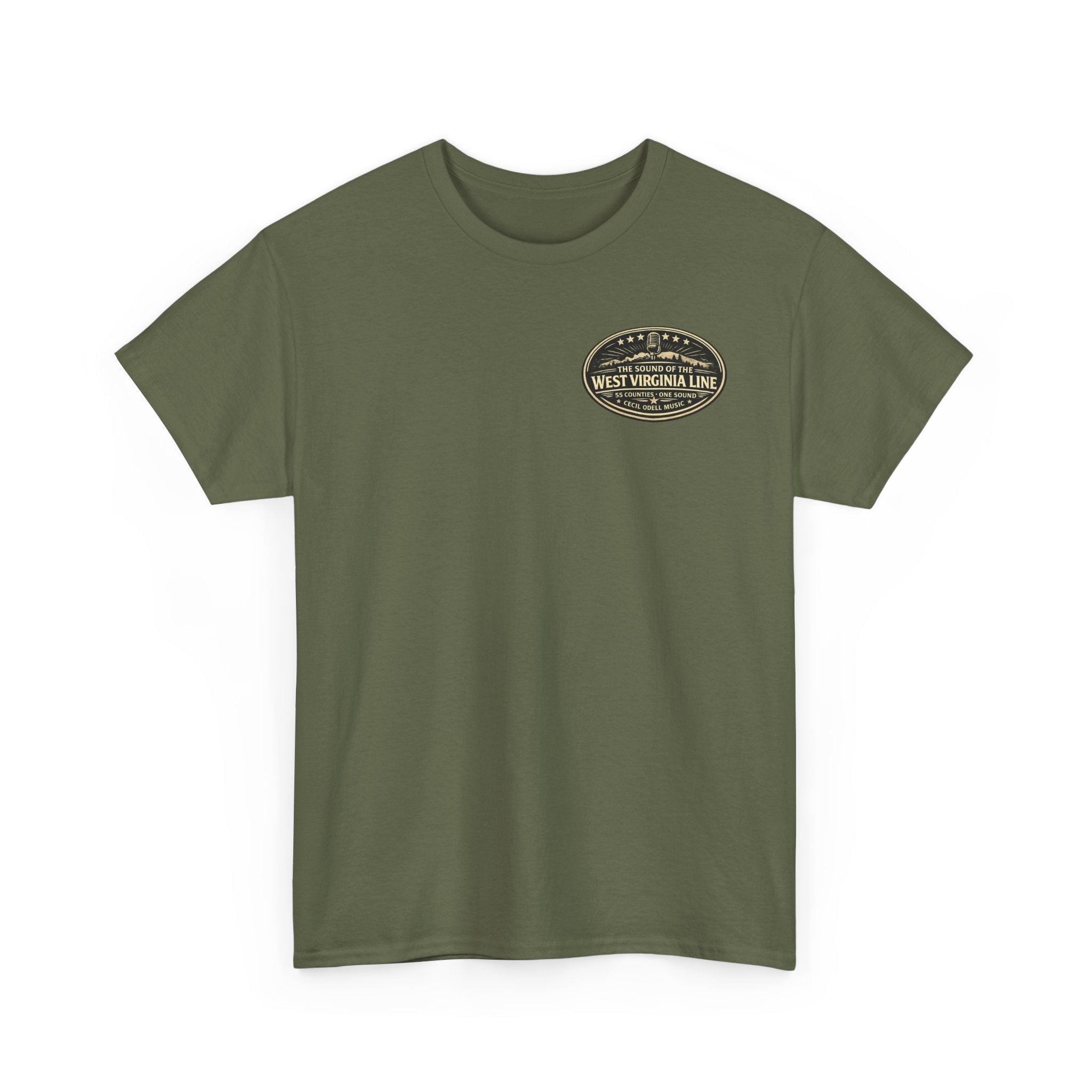 Bradshaw Cecil Odell Tribute Tee: Vintage Appalachian Guitar Poster T-Shirt - Cecil Odell Music