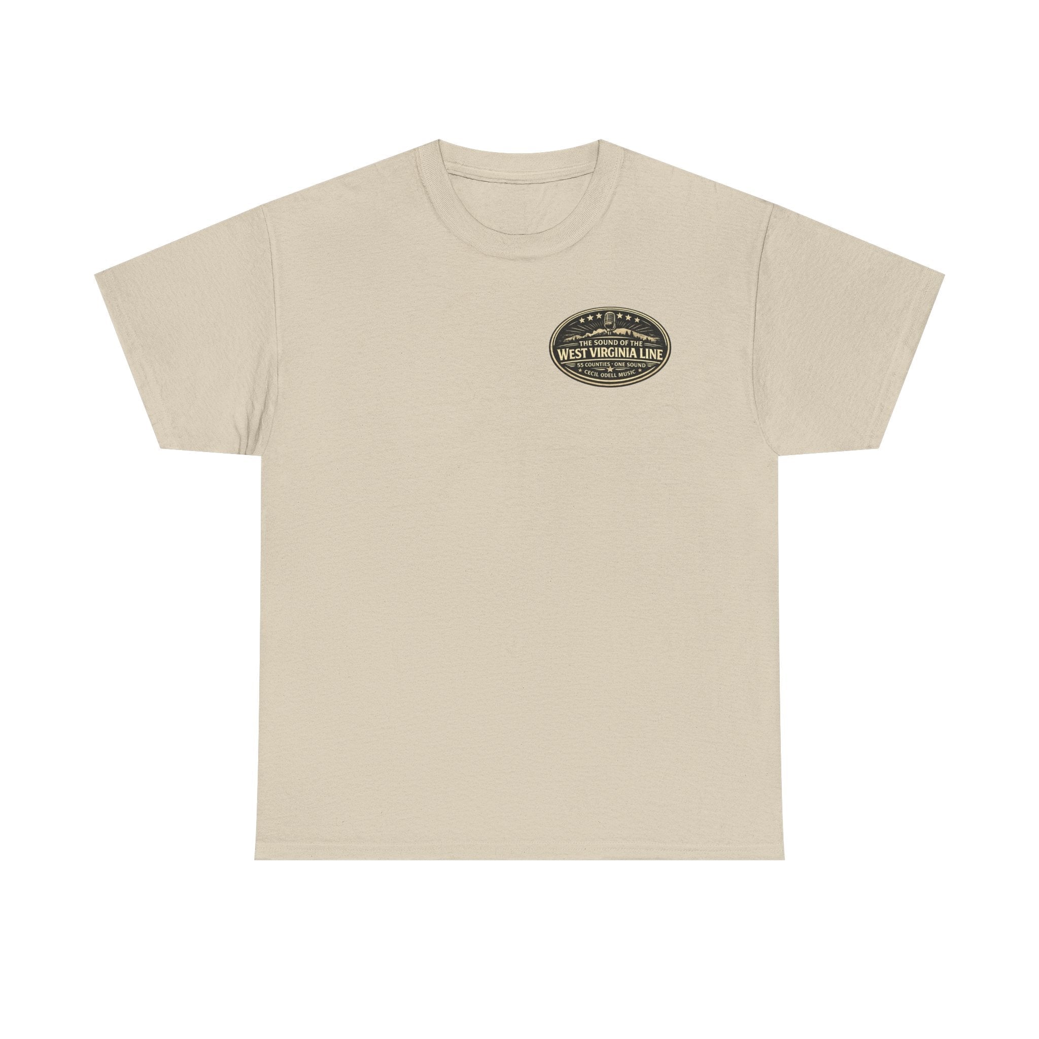 Bradshaw Cecil Odell Tribute Tee: Vintage Appalachian Guitar Poster T-Shirt - Cecil Odell Music