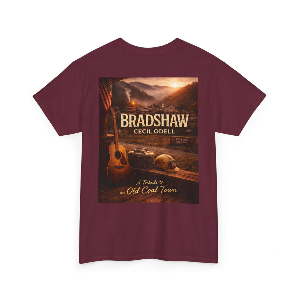 Bradshaw Cecil Odell Tribute Tee: Vintage Appalachian Guitar Poster T-Shirt - Cecil Odell Music
