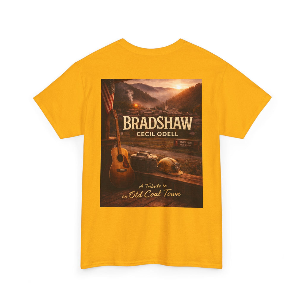 Bradshaw Cecil Odell Tribute Tee: Vintage Appalachian Guitar Poster T-Shirt - Cecil Odell Music
