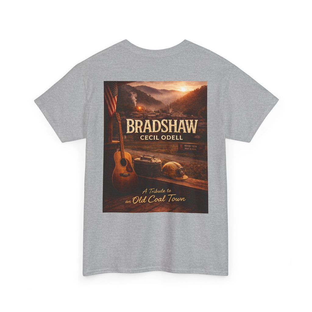 Bradshaw Cecil Odell Tribute Tee: Vintage Appalachian Guitar Poster T-Shirt - Cecil Odell Music