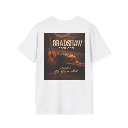 Bradshaw Tribute T-Shirt: West Virginia Line Guitar Music - Cecil Odell Music