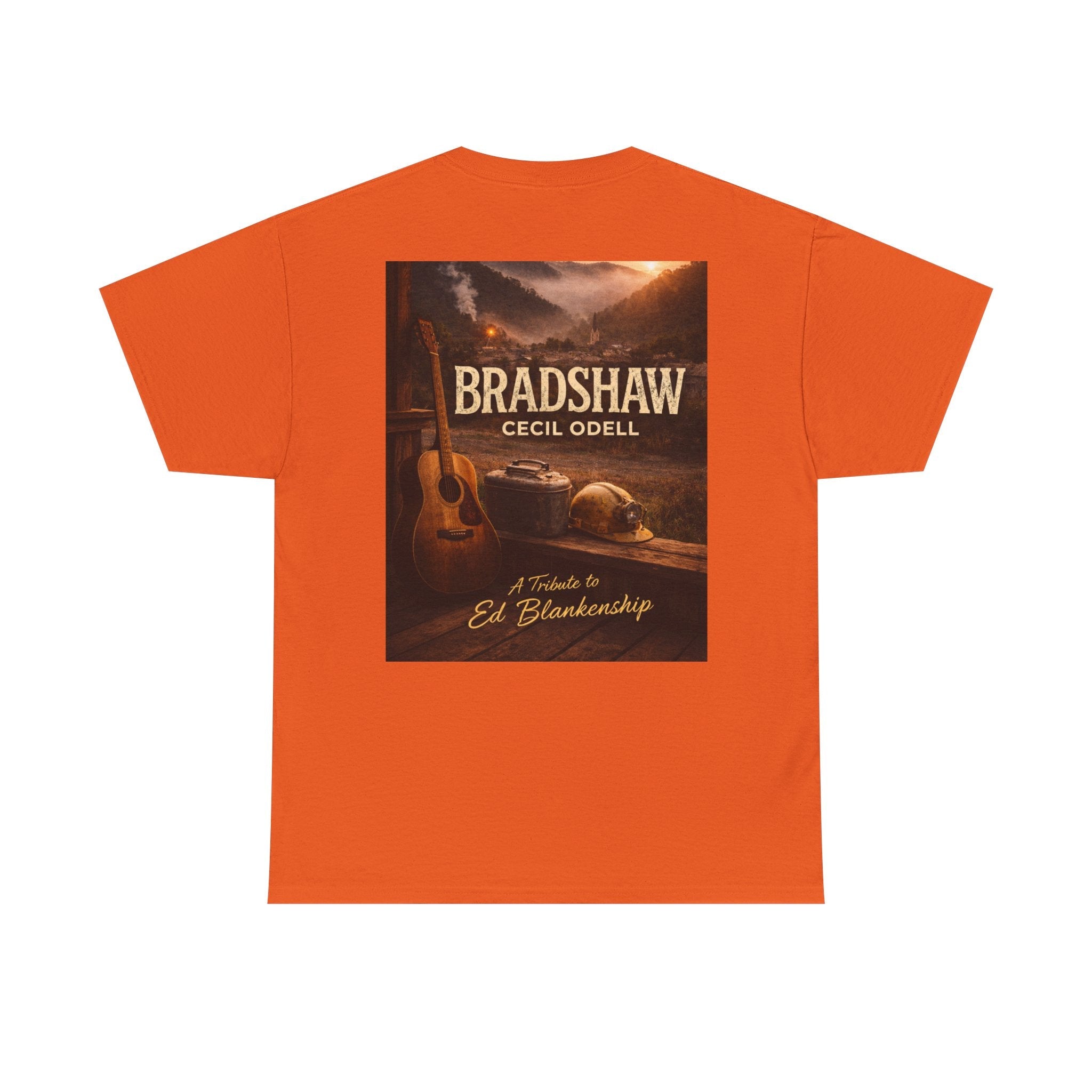 Bradshaw Tribute Tee: 'Bradshaw Cecil Odell' Vintage Guitar & Road Poster T‑Shirt - Cecil Odell Music
