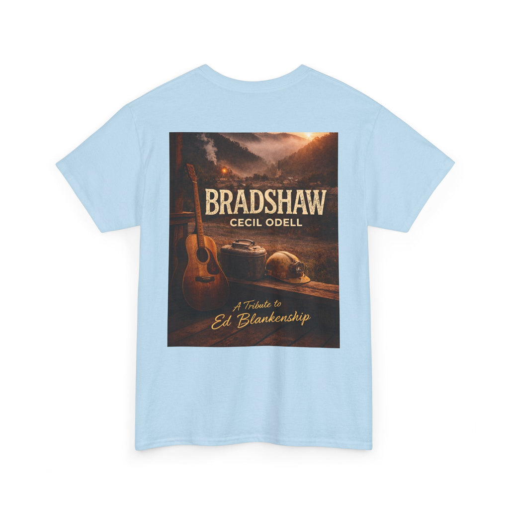 Bradshaw Tribute Tee: 'Bradshaw Cecil Odell' Vintage Guitar & Road Poster T‑Shirt - Cecil Odell Music