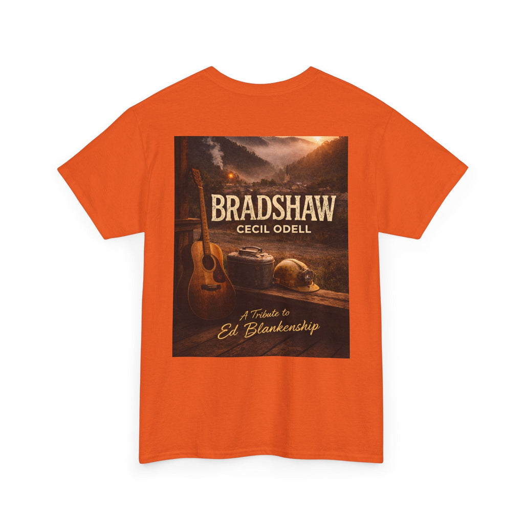 Bradshaw Tribute Tee: 'Bradshaw Cecil Odell' Vintage Guitar & Road Poster T‑Shirt - Cecil Odell Music