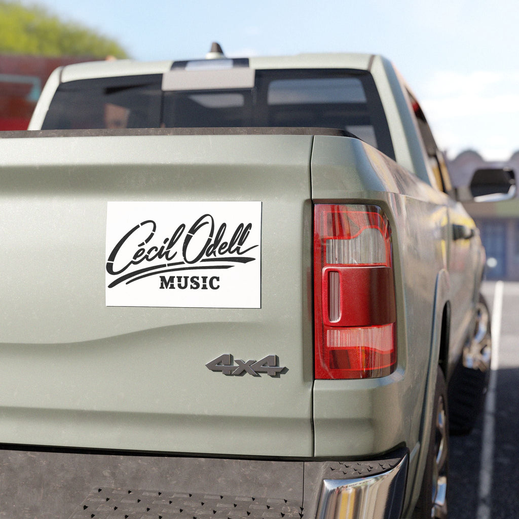Car Magnet: "Cecil Odell Music" Logo Decal - Cecil Odell Music