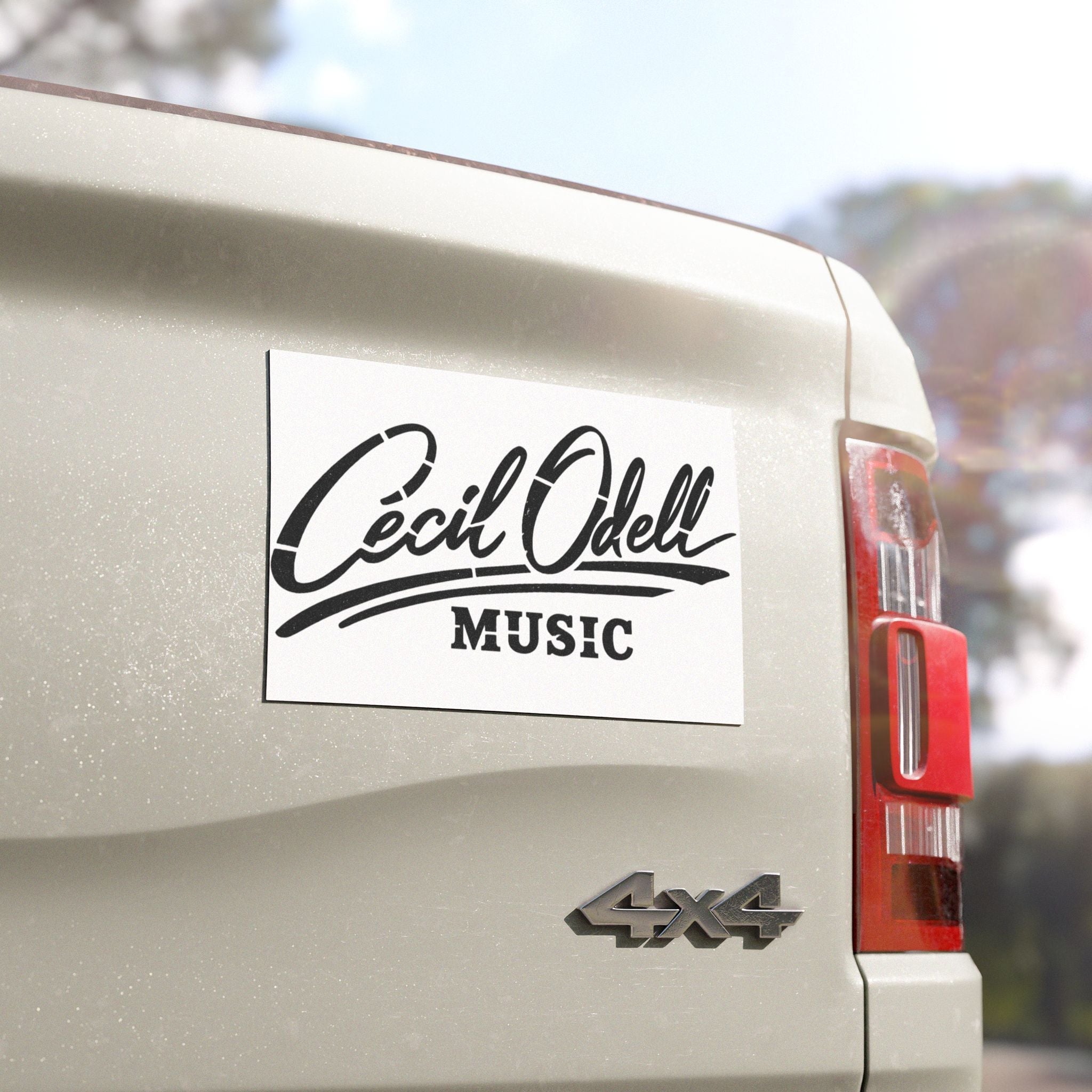 Car Magnet — "Cecil Odell Music" Logo Decal - Cecil Odell Music