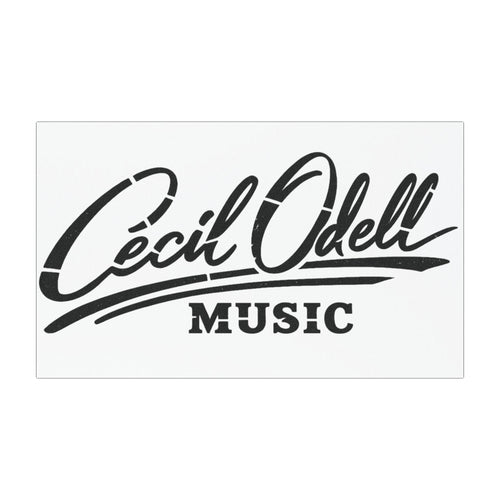 Car Magnet: "Cecil Odell Music" Logo Decal - Cecil Odell Music
