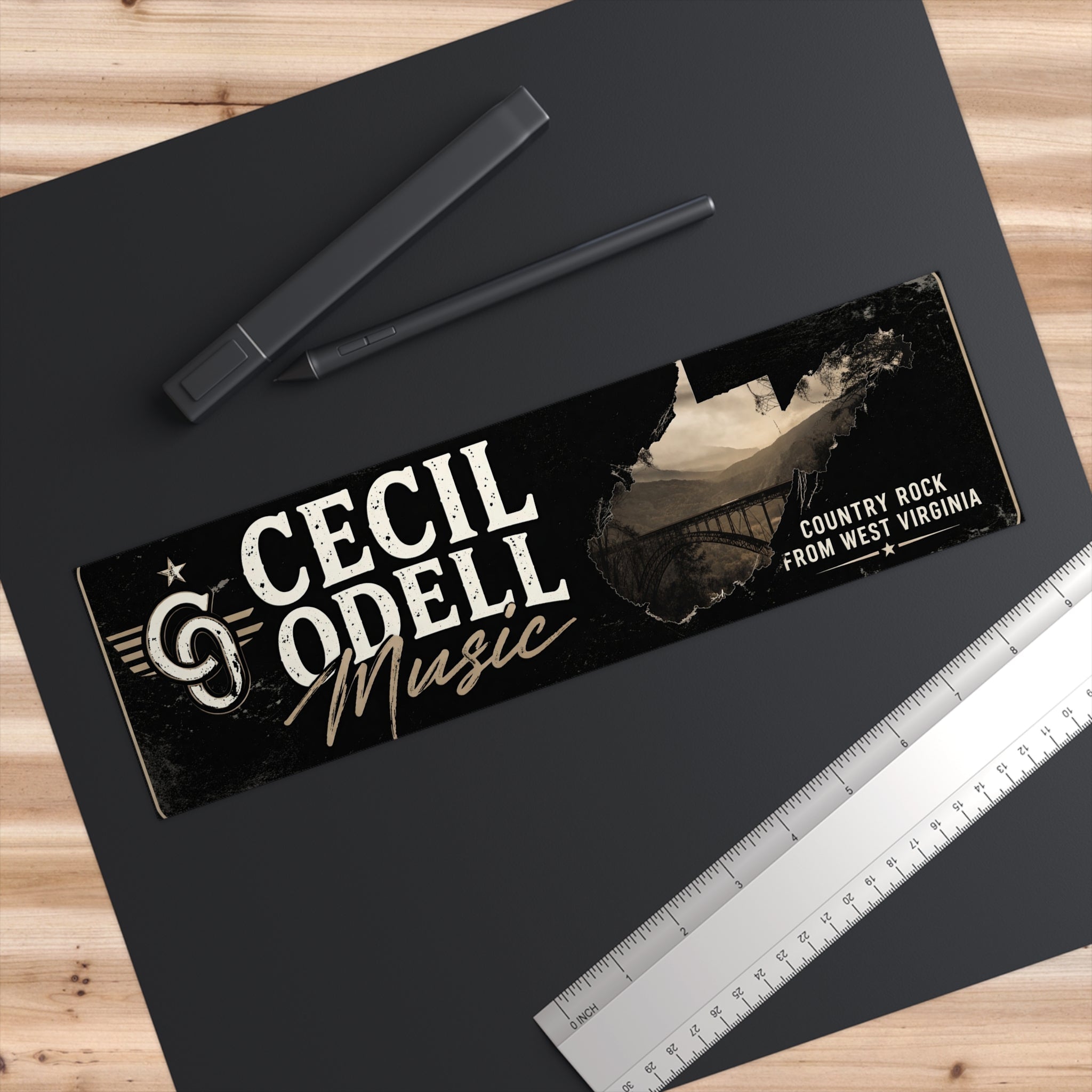 Cecil Odell Music Bumper Sticker: Country Rock from West Virginia - Cecil Odell Music
