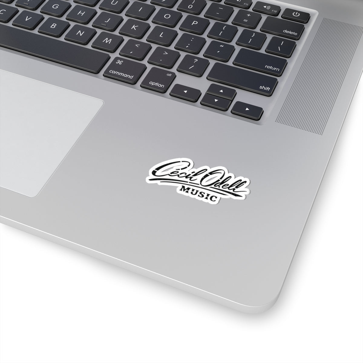 Cecil Odell Music Sticker: Script Logo Kiss - Cut Vinyl - Cecil Odell Music