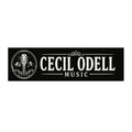 Cecil Odell Music Vinyl Bumper Sticker: Vintage Guitar Logo - Cecil Odell Music